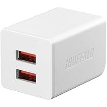 Buffalo - 【新品未使用】Priori 4 &amp; Buffalo 充電器 Amazon.co.jp: バッファロー BUFFALO USB充電器 2.4A急速 USB×2