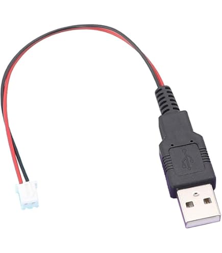 Amazon.co.jp: 汎用性USB AからXH2.54 2ピン変換ケーブル電源および