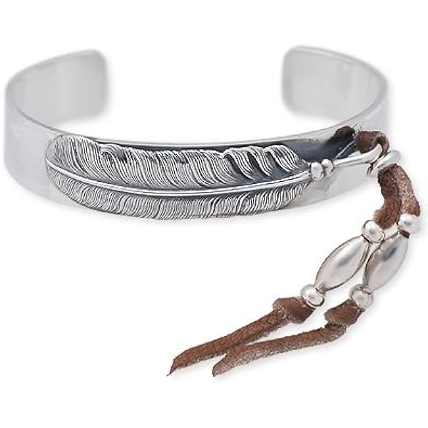 Amazon | [SAAD] サード フェザー シルバー925バングル B-95-S