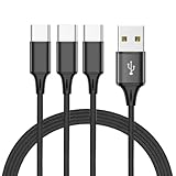 [幕末] 充電ケーブル タイプC 3本 Type C USB Type-C USB-C ナイロン編み ケーブル 3in1 3台 同時 高耐久性 断線防止 1.2m データ伝送 iPhone 16/15/iPad/MacBook Pro、Galaxy S24、iPad、Xperia、Galaxy、Pixelなど 超耐久映像出力不可 (コンセント側:USB-A)