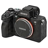 Kiorafoto A7IV スキン 傷防止 摩耗防止 カメラカバー プロテクター ステッカー Sony A7 IV A7M4 Alpha 7 IV カメラボディ保護フィルム 保護 迷彩ブラック