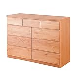 チェスト 国産 幅120 木製 完成品 タンス 天然木 箪笥 収納家具 衣装ケース 収納ケース 引き出し 収納 北欧