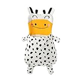 FYX ベビー 冬 布団 動物 暖かい 柔らかい肌触り 子供寝袋 (105cm, 牛)