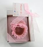 Lunaura Baby Keepsake - Set of 12 Girl Baby Stroller With Thank You Card Favors - Pink by Lunaura