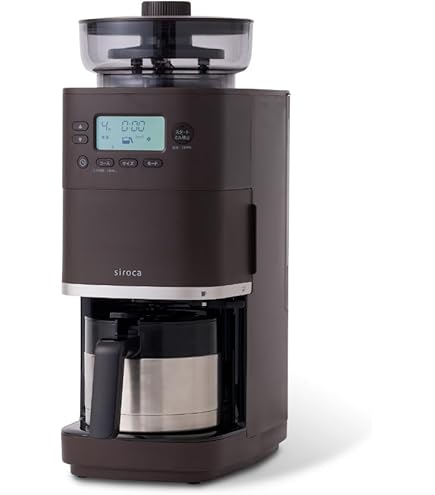 Amazon | シロカ (siroca) コーン式全自動コーヒーメーカー SC-C124