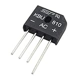 Poilee 10個 ブリッジ整流器 KBU810 8A 1000V ブリッジダイオード 整流器 電子 工作 部品