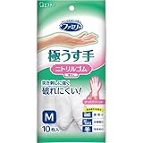 ファミリー ニトリルゴム 極うす手 M ホワイト 10枚入