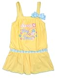 女の子用ワンピース水着 女児 子供 おんなのこ sw2076 (120cm, イエロー)