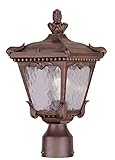 Livex Lighting 7991-58 Millstone 1 Light Outdoor Post Head, Imperial Bronze [並行輸入品]
