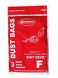 15 Royal Dirt Devil Canister Type F Allergy Vacuum Bags, Can Vac, Power Pak Vacuum Cleaners, 3-20014