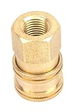 Forney 75127 Pressure Washer Accessories, Quick Coupler Female Socket, 1/4-Inch Female NPT, 5,500 PS