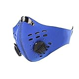 Stardust ハウス ダスト フィルター PM2.5 対策 ほこり マスク 活性 炭 防塵 花粉 症 ( ブルー ) SD-MFKZ001-BL