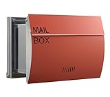(レオン)LEON 郵便ポスト mail box デザイナーズ ポスト MB0310 ステンレス 埋込み型 シャンパンゴールド