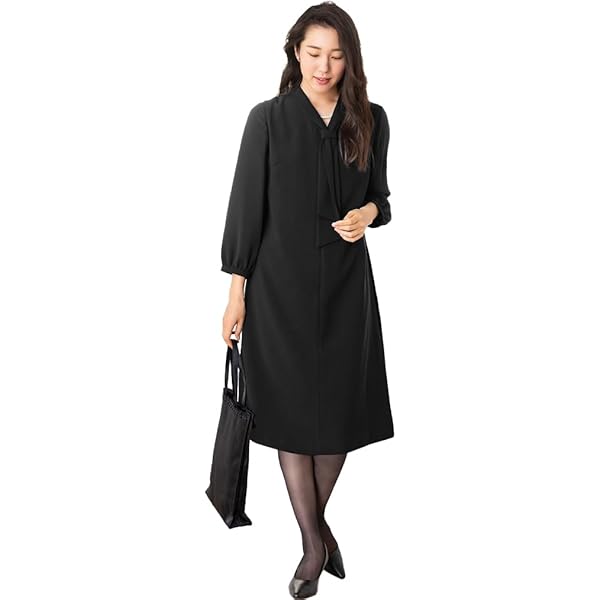 ELENA ブラックフォーマル ワンピーススーツ 喪服 礼服 21号 Amazon.co.jp: [ELENA] エレナ ロング丈 ブラックフォーマル