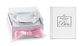 洗礼ギフトfor Baby Girl | to the Moon Cuffブレスレットと最初Little Bible