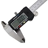 UCOMON デジタルノギス 150mm 鋼 電子ノギス 測定ツール 電池付