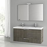 Nameeks ans121 ACF 47 "壁マウントVanity Set with木製キャビネット、セラミック上部Wi、 ACF ANS121-637509928162