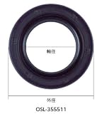 TRUSCO オイルシール 軸径20×外径40×厚み11 OSL204011