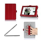 ProCase Previous 2013 Kindle Fire HD 7 Case with bonus stylus pen - Tri-Fold Leather Stand Cover for