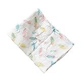 Swaddle Blankets Muslin- Bamboo Cotton Baby Swaddle Wrap Burping Cloth & Stroller Cover - Baby Blank