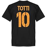 ローマVintage Crest with Totti 10 Tee – ブラック 4L
