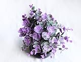TomYumKung 7" Capensia Bush, Artificial Plant (Purple)