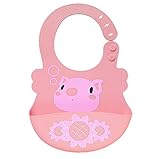 マイベビー　食事用【日本正規品】ソフトスタイ 　可愛い　動物　シリコン 食洗器６～36ヶ月 (ピンク--ピック)