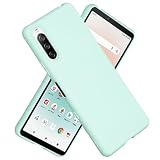 【 Moilyo 】対応SONY Xperia 10 IV/docomo SO-52C/au SOG07/softbank A202SO用の ケース シリコン レンズ保護（クール クール ミント）ソニー エクスペリア10iv用 スマホケース マット質感 全面保護 耐衝撃 滑り止め ソフト TPU シリコン カバー 柔軟 軽量 薄型 10iv ソフトカバー (MINT)