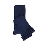 RUFFLE BUTTS ラッフルバッツ　RUFFLED TIGHTS　ラッフルドタイツ（サイズ：12-24m、カラー：NAVY）