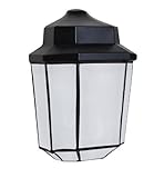 Besa Lighting 302857-FR 1X75W A19 Costaluz 3028 Series Wall Lighting Fixture, Black Finish [並行輸入品]