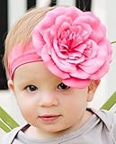 ラッフルバッツ フラワーヘッドバンド キャンディピンク ヘアバンド 0歳 1歳 2歳 結婚式セレモニー