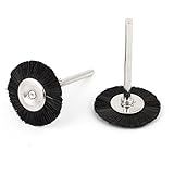 uxcell　 軸付き砥石 研磨ブラシホイール　回転　工具用　2個入り　直径25mm　　ナイロン