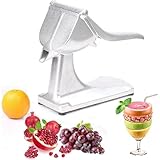 Quirix 果汁しぼり器 手動式ジューサー スロー ジューサー 手しぼり器 レモン絞り器 果物ハンドジューサー 多機能キッチンツール ミニトマト果汁生搾り器 レモンしぼり 業務用 家庭用