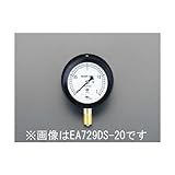 エスコ Ｇ３／８ｉｎｃｈ／１００ｍｍ／０－１０ＭＰａ圧力計 つば付密閉 EA729DT-100 [その他]