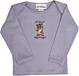 Lil Cubハブベビー女の子長袖TシャツBear カラー: パープル