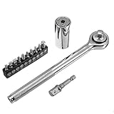 Beho-13インチ マルチファンクションハンドツールユニバーサルソケット、高速ドリルアダプタースクリュードライバビット付き