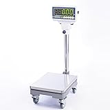 YAWATA デジタル台はかり キャスターつき 秤量50kg 最小単位10g KWG-01W-50K