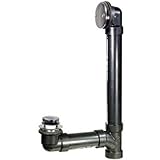 Plumb Pak 630 ABSブラックプラスチックヒントつま先浴槽排水アセンブリ 40' 630ABS 1