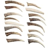 カムイ鹿角 デンタルケア 北海道産 鹿の角 犬のおもちゃ しつけ いたずら防止 犬のおやつ ドッグガム 蝦夷鹿 口臭対策グッズ (15㎝前後（+-5㎝）枝角端材3本セット)