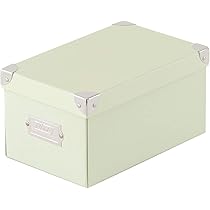 Amazon｜ぼん家具 ふた付き 収納ボックス CD収納 紙製