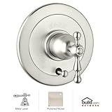Rohl AC700LM-PN Cisal Bath Collection Volume Control Pressure Balance Trim with Diverter Classic Met