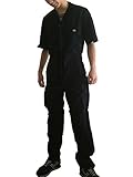 即日発送！ Dickies ディッキーズ 半袖 カバーオール つなぎ 3399 色:BLACK サイズ:L