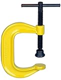 Armstrong 78-608 8-Inch Capacity Deep Throat Pattern C-Clamp, High Visibility Finish, Safety Yellow 