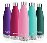 Yatbo 水筒 ボトル 魔法瓶 真空断熱 直飲み 保温保冷 ステンレスボトル 350ml/500ml/750ml 男女兼用 直飲み ウォーターボトル スポーツボトル おしゃれ 二重構造 大容量 登山 自転車 仕事 大人 子供 遠足 釣り