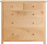 旭川家具 山岡木材工業 サリー チェスト 95x90cm 北海道産 イタヤカエデ材 オイル塗装