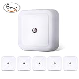 夜ライトプラグで、famirosa 6パック0.5 W LEDナイトライトセンサー付きDusk to Dawn