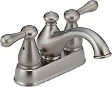 Delta 2578LFSS-278SS Leland Two Handle Centerset Lavatory Faucet, Stainless [並行輸入品]