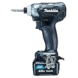 マキタ インパクトドライバTD111(10.8V)黒 トルク135Nm 4Ahバッテリ2本・充電器付 TD111DSMXB