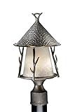 Vaxcel WD-OPU090AA Woodland 9-Inch Outdoor Post Light, Autumn Patina [並行輸入品]