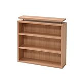 1cmピッチ 本棚 薄型 大容量 文庫本ラック 上置き 60幅 突っ張り YHK-0215 ジェイケイプラン JKプラン